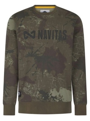 BLUZA BEZ KAPTURA IDENTITY CAMO SWEATSHIRT NAVITAS XL