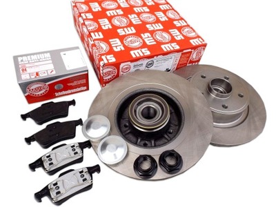 Гальмівні диски i гальмівні колодки підшипник задня do renault laguna 2 ii фото №1