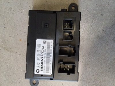 Блок керування bsi smart fortwo ii nr. a4518200026 фото №1