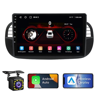 FIAT 500 2007-2014 РАДИО ANDROID CARPLAY GPS 32GB