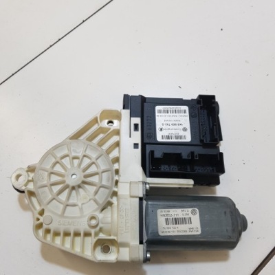 Моторчик стекло правый перед передний volkswagen passat b6 фото №1