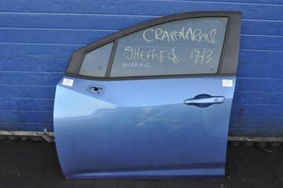 Nissan micra k14 дверь левый перед keyless фото №1