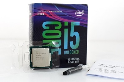 Intel i5-8600K 6x3,6GHz BOX lga1151 GW 6m-cy SKLEP