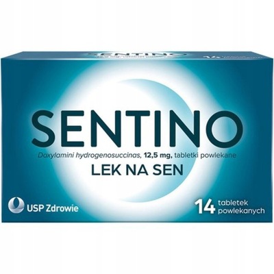 Sentino 12,5 mg lek na sen 14 tabletek