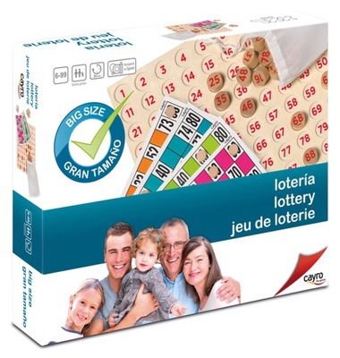 Bingo Loteria Lotto XXL 790 Cayro RODZINNA