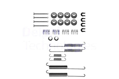 DELPHI JUEGO DE MONTAJE ZAPATAS DE FRENADO AKEBONO MITSUBISHI L200  