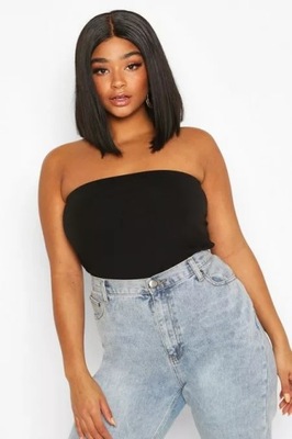 BOOHOO PLUS DOPASOWANY TOP BEZ RĘKAWÓW 3XL