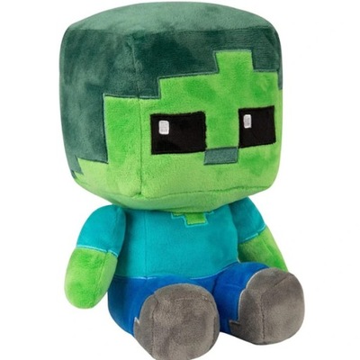 MINECRAFT ZOMBIE PLUSZAK MASKOTKA FIGURKA STEVE