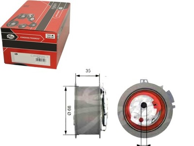 Ролик натягувача ремінь розподільного валу [gates] фото №1