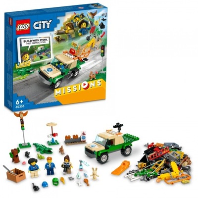 LEGO City 60353 Misje ratowania dzikich zwierząt