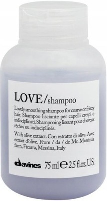 DAVINES LOVE SMOOTH SZAMPON WŁOSY NIESFORNE 75ML