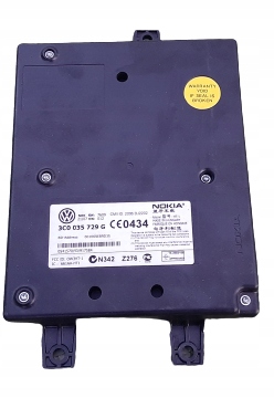 Модуль блок управления bluetooth vw golf v passat b6 фото №1