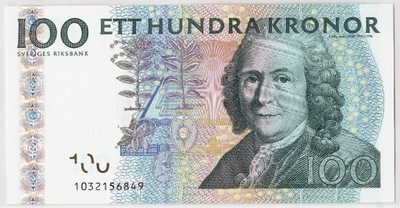 Banknot, Szwecja, 100 Kronor, 2001, Undated, KM:65