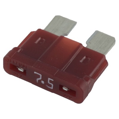 Автомобільний запобіжник płytkowy unival 7,5a littelfuse ato uni val 19mm фото №1