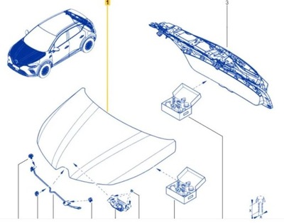 Renault captur ii капот фото №1