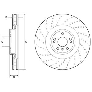 DISCOS DE FRENADO DELPHI BG9185C + REGALO  