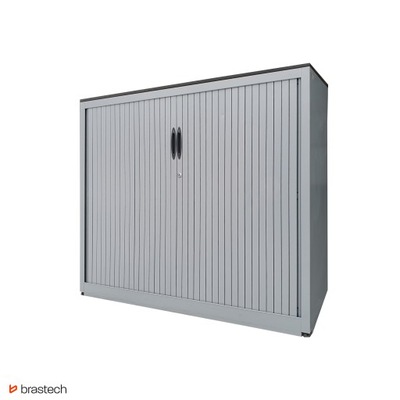 Szafa roletowa niska 116x120x47 cm żaluzja z metalu NROL03C116A