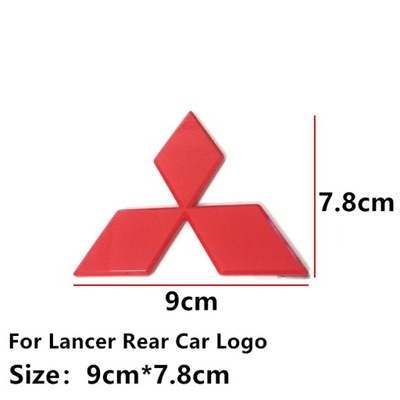 EMBLEMA ABS PARA MITSUBISHI LANCER PAJERO V3 DELANTERO REJILLA DE RADIADOR AUTO  