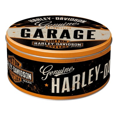 Puszka Metalowa Harley Davidson WLA Stare Logo Okr