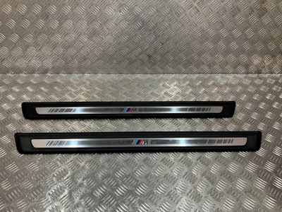 Накладки пороговые m набор bmw 4 g22 фото №1