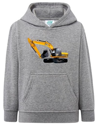 BLUZA z kapturem koparka JCB 158