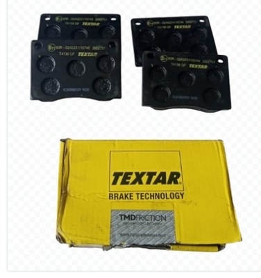 Гальмівні колодки гальмівні перед textar mercedes w110 w111 w112 aston martin gdb531 фото №1