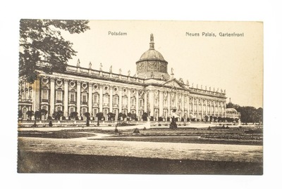 POCZDAM - PAŁAC SANSSOUCI (NEUES PALAIS) pocz. XXw