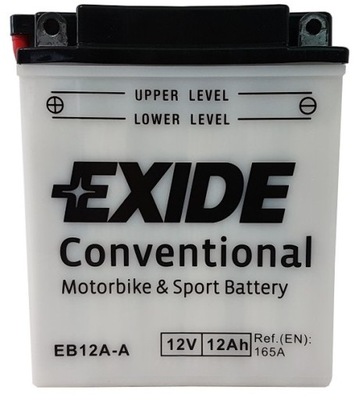 АККУМУЛЯТОР МОТОЦИКЛЕТНЫЙ EXIDE EB12A-A YB12A-A 12AH 165A