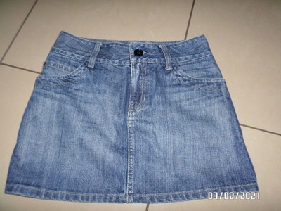 super spódnica jeans-Rozm-S-34/36-H&M