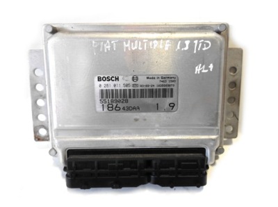 Бортовий комп'ютер fiat multipla 1.9 jtd 55189028 фото №1