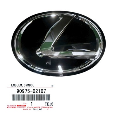 OE LEXUS IS350 ЕМБЛЕМА ЛОГОТИП ЗНАЧОК ПЕРЕД 16'- 90975-02107