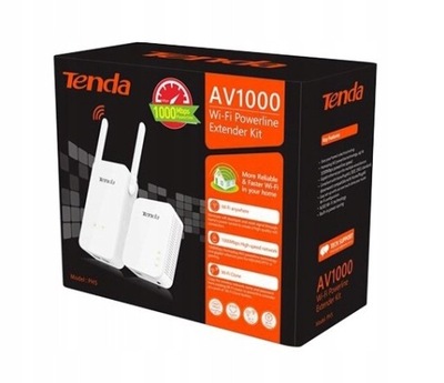 Tenda PH5 Kit Transmiter PowerLine AV1000 LAN Wi-Fi