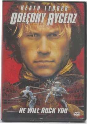 Obłędny rycerz dvd Heath Ledger