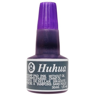 Tusz do pieczątek standardowy Titanum 30 ml fioletowy