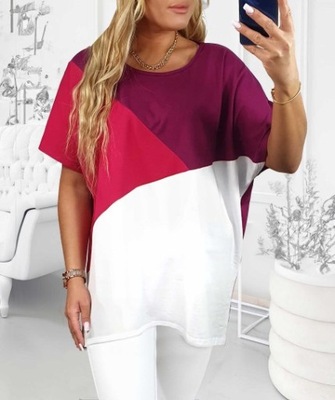 Bluzka plus size tunika 50/52/54 duży rozmiar