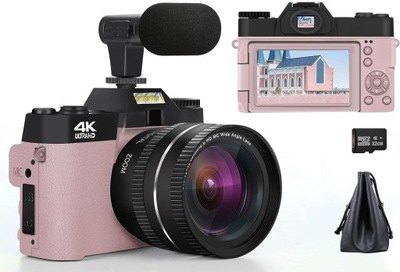 Aparat cyfrowy do fotografii i wideo, 4K 48 MP 16x