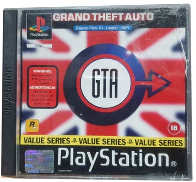 GTA GRAND THEFT AUTO LONDON PS1 PSX