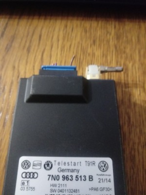 Блок управления webasto passat b7 7n0963513b фото №1