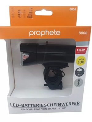 LAMPKA ROWEROWA PROPHETE 8806