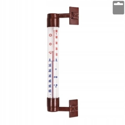 Termometr zaokienny duży 45 x 290 mm