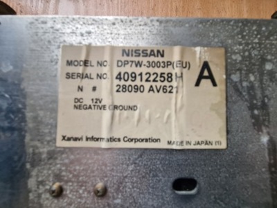 NISSAN PRIMERA P12 MONITOR DP7W3003P  