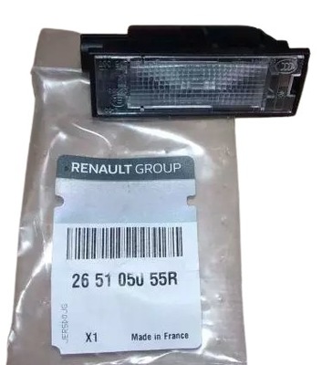 Oryg подсветка номерного знака лампа megane iv фото №1