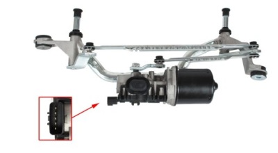 Механизм дворник + двигатель renault clio iv 12- фото №1