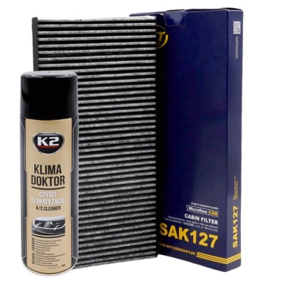 FILTER CABIN CARBON SCT SAK127 +AIR CONDITIONER DOKTOR K2  