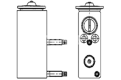 MAHLE VÁLVULA DE EXPANSIÓN DE ACONDICIONADOR CITROEN C5 3 C6 PEUGEOT 407  