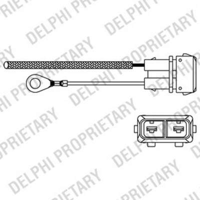 DELPHI ES10998-12B1 ZONDAS LAMBDA ZONDAS GOLF,JETTA 1.8 92-94 