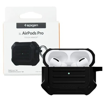 ETUI OCHRONNE SPIGEN TOUGH ARMOR DO APPLE AIRPODS PRO CZARNE