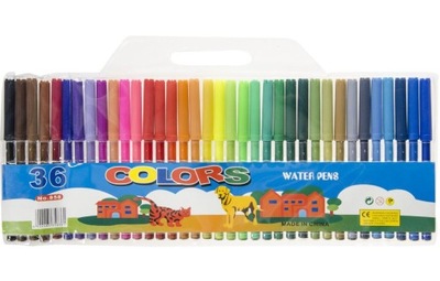 Mazaki Pisaki Flamastry Dla Dzieci - 36 kolorów