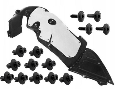 Hyundai i40 2011- подкрылок клипсы перед левый фото №1