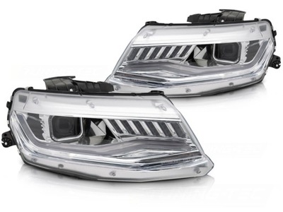 FAROS XENÓN DIODO LUMINOSO LED CROMO DO CHEVROLET CAMARO 16-18  